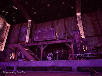 Minetta Lane Theatre Orchestra B101 view from seat photo