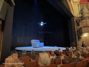 Booth Theatre Orchestra D11 view from seat photo