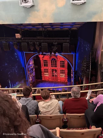 Savoy Theatre Upper Circle J1 view from seat photo