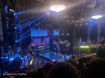 Broadhurst Theatre Mezzanine F27 view from seat photo