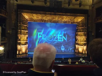 Theatre Royal Drury Lane Royal Circle B32 view from seat photo