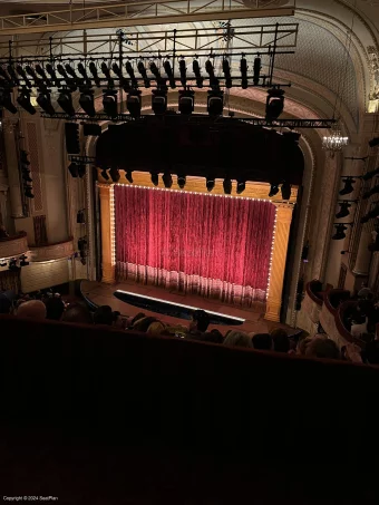 Majestic Theatre Rear Mezzanine A2 view from seat photo