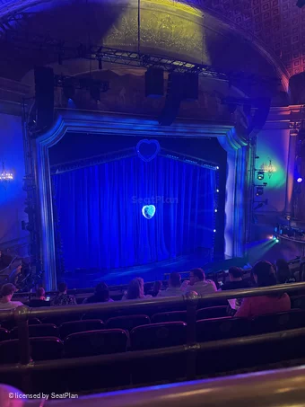 St James Theatre Mezzanine J15 view from seat photo