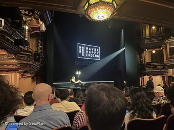 Belasco Theatre Orchestra N15 view from seat photo