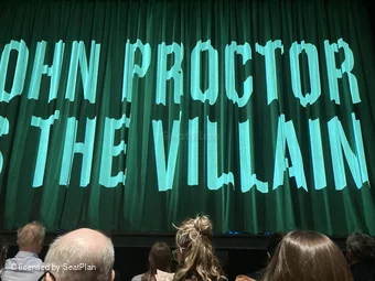 Royal Court Theatre Stalls B10 view from seat photo