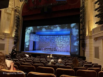 Samuel J. Friedman Theatre Orchestra L122 view from seat photo