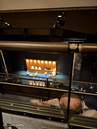 Barbican Theatre Gallery B21 view from seat photo