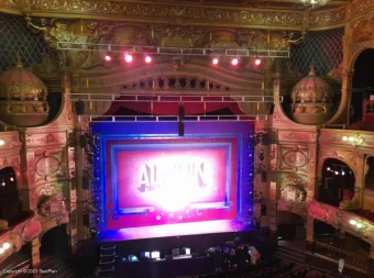 Hackney Empire Upper Circle A40 view from seat photo