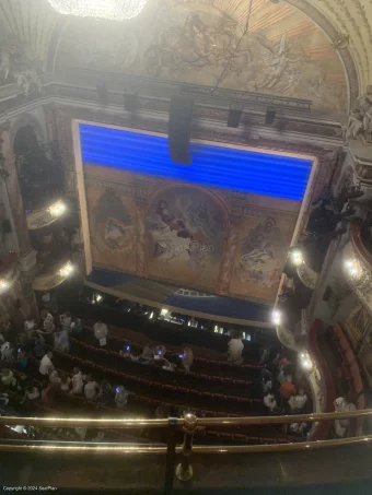 Novello Theatre Balcony B5 view from seat photo