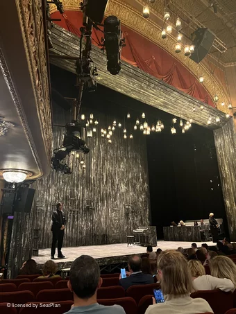 Barrymore Theatre Orchestra H15 view from seat photo