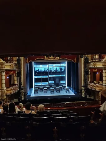 King's Theatre Glasgow Grand Circle H25 view from seat photo