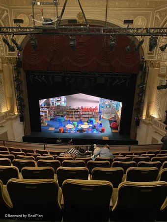 Samuel J. Friedman Theatre Mezzanine F113 view from seat photo