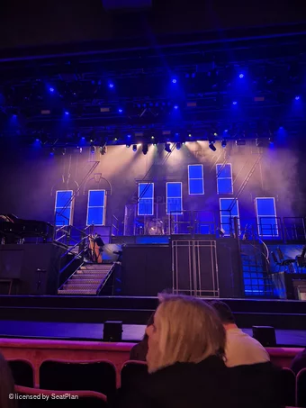 London Palladium Stalls D16 view from seat photo