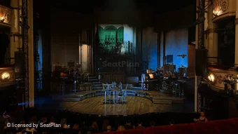 Lyric Theatre Dress Circle A7 view from seat photo