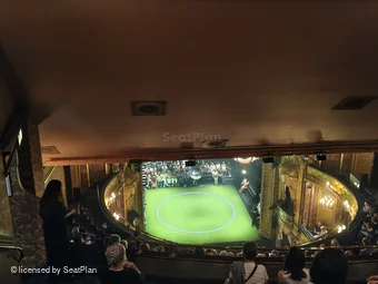 Theatre Royal Haymarket Gallery G14 view from seat photo