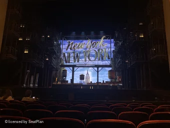 St James Theatre Orchestra G105 view from seat photo