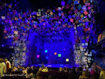 Cambridge Theatre Stalls P13 view from seat photo
