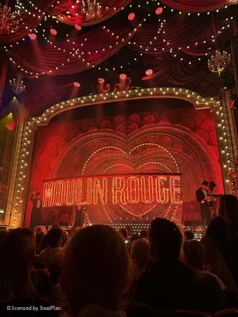 Piccadilly Theatre Stalls H11 view from seat photo