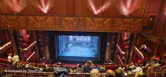 Prince Edward Theatre Grand Circle M6 view from seat photo