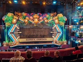 London Palladium Royal Circle E23 view from seat photo
