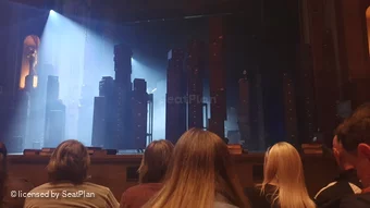 Alexandra Palace Theatre Stalls G11 view from seat photo