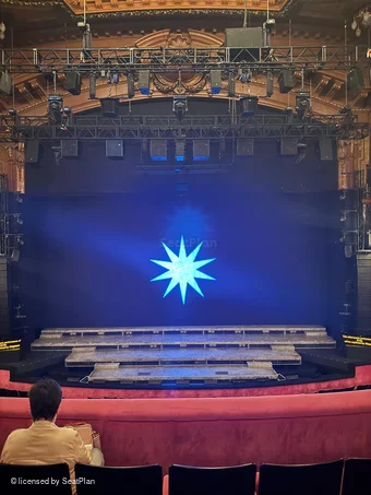London Palladium Royal Circle D23 view from seat photo