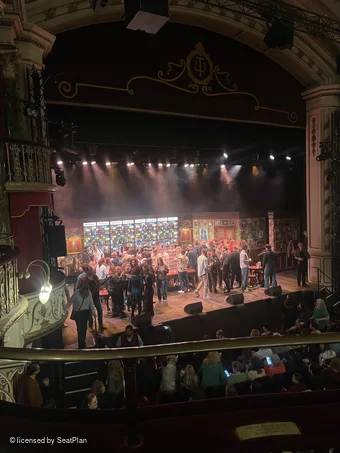 New Wimbledon Theatre Dress Circle B28 view from seat photo
