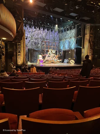 Stephen Sondheim Theatre Orchestra P15 view from seat photo