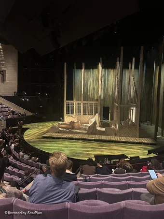 National Theatre - Olivier Stalls K7 view from seat photo