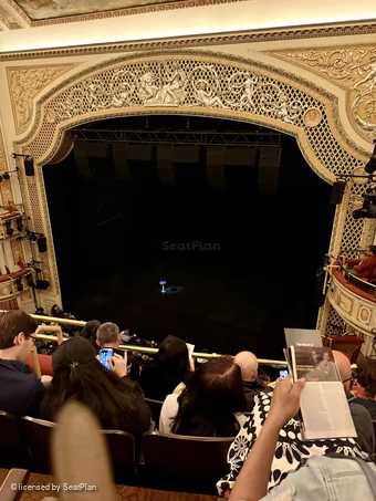 James Earl Jones Theatre Balcony D8 view from seat photo