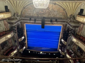 Novello Theatre Balcony B7 view from seat photo