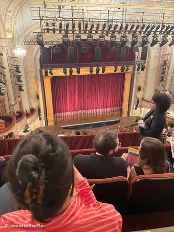 Majestic Theatre Rear Mezzanine C125 view from seat photo