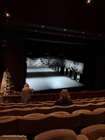 National Theatre - Lyttelton Circle F36 view from seat photo