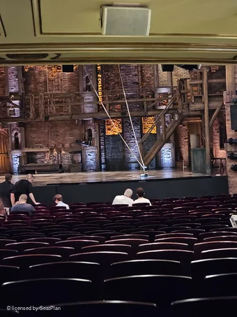 Victoria Palace Theatre Stalls Box B3 view from seat photo