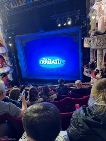 Shaftesbury Theatre Royal Circle F6 view from seat photo