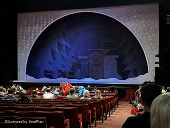 Peacock Theatre Stalls U9 view from seat photo