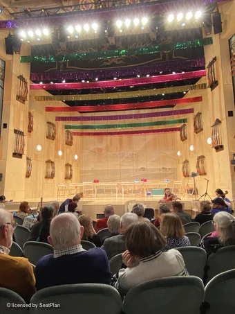 Wyndham's Theatre Stalls F12 view from seat photo