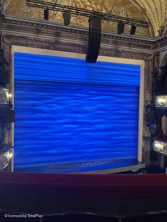 Novello Theatre Dress Circle C20 view from seat photo
