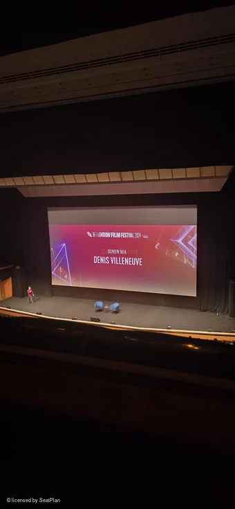 Royal Festival Hall Balcony A7 view from seat photo