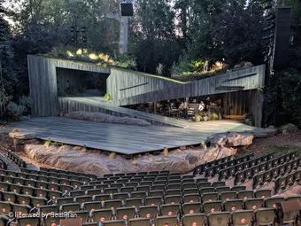 Regent's Park Open Air Theatre Upper Centre N29 view from seat photo