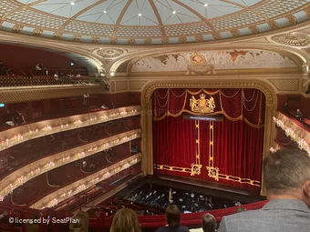 Royal Opera House Amphitheatre G65 view from seat photo