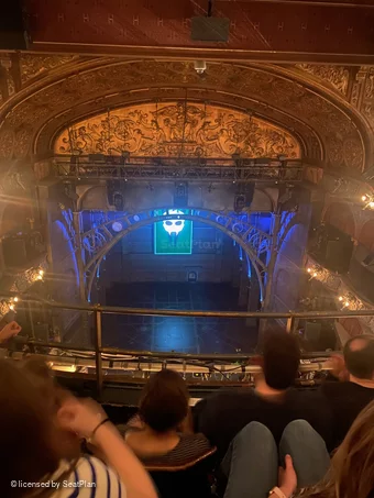 Palace Theatre Balcony C16 view from seat photo