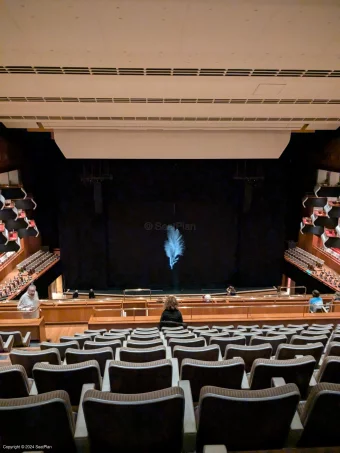 Royal Festival Hall Balcony L31 view from seat photo