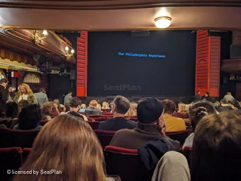 Phoenix Theatre Stalls O25 view from seat photo