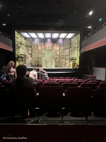 Charing Cross Theatre Stalls K6 view from seat photo