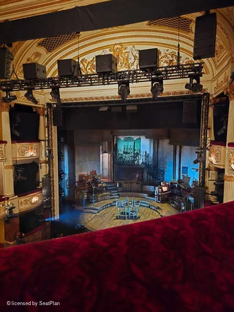 Lyric Theatre Grand Circle A18 view from seat photo