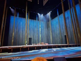 National Theatre - Olivier Stalls B15 view from seat photo