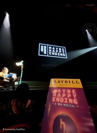 Belasco Theatre Orchestra B103 view from seat photo