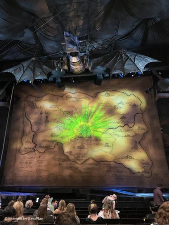 Gershwin Theatre Orchestra F113 view from seat photo