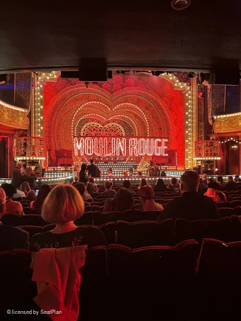 Piccadilly Theatre Stalls O21 view from seat photo